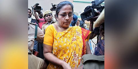 Nirmala Devi, the prime accused in the Madurai Kamaraj University (MKU) sex scandal case.