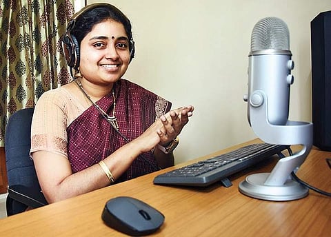 Vidya Subramanian runs an online school for the arts. (Photo | Ashwin Prasath, EPS)