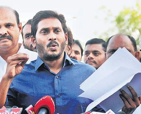 YS Jagan Mohan Reddy. | Express