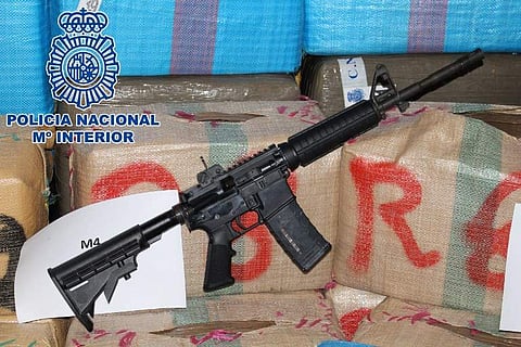 A M4 Carbine assault rifle (Photo | AFP)