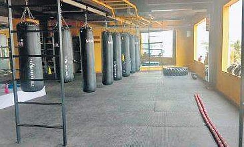 The MMA fitness centre.