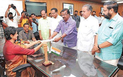 CPI candidate in Thiruvananthapuram constituency C Divakaran. |Vincent Pulickal