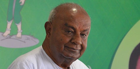JD(S) leader HD Deve Gowda (File Photo | EPS)
