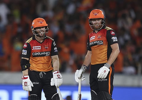 Warner and Bairstow. | AP