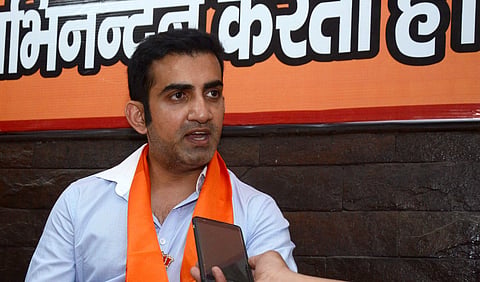 Former cricketer and BJP candidate from East Delhi seat for upcoming Lok Sabha elections Gautam Gambhir (File Photo | Naveen Kumar)