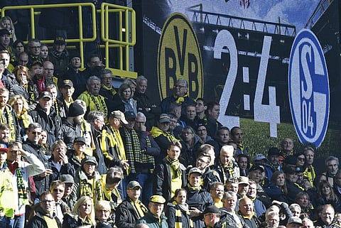 Reus was the first of two Dortmund players sent off in five second-half minutes | AP