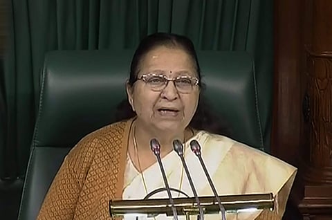 Lok Sabha Speaker Sumitra Mahajan (File Photo | PTI)