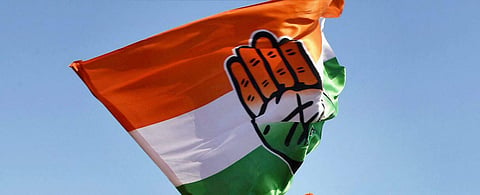 Congress flag used for representational purposes (File Photo | PTI)