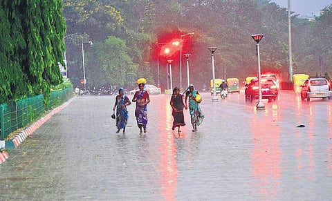 While Monday evening shower came as a pleasant surprise for Bengalureans who were waiting for weeks