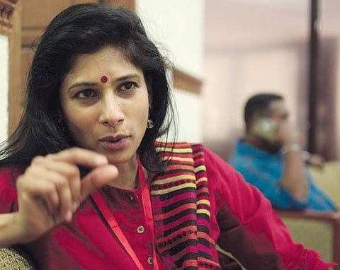 Chief economist of the IMF, Gita Gopinath