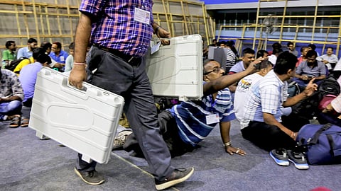 The Election Commission said the entire process of polling and subsequent storage of EVMs in strong-rooms is fool-proof.