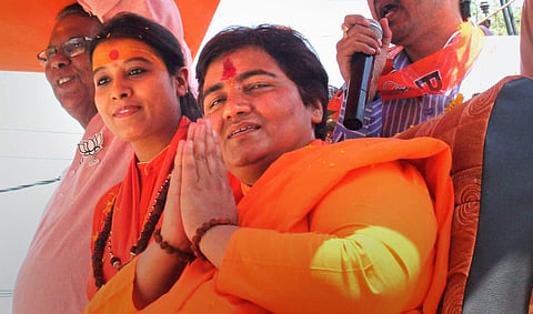 BJPs Bhopal Lok Sabha seat candidate Pragya Singh Thakur (Photo | PTI)