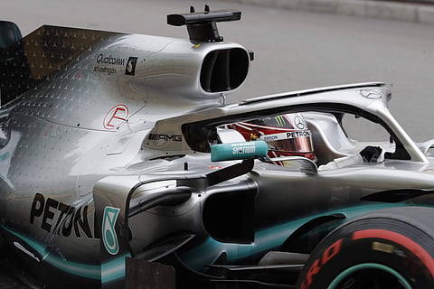 It was a dramatic lap that earned him another pole position | AP