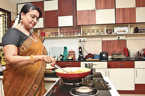 Vahitha’s cooking journey began when she participated in a cooking contest in class 7 Ashwin Prasath