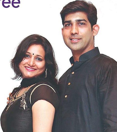 Wedtree’s CEO Anand Krishnamoorthy (R) and director Brindha Padmanaabhan (L)