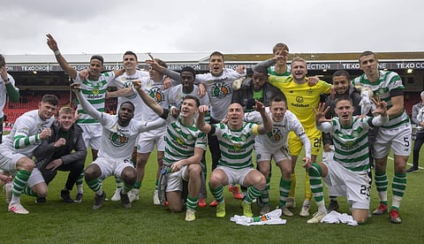 Victory gave Celtic an unassailable 12-point lead over second-placed Rangers | AP