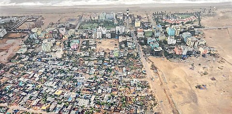 ENC deploys Dornier aircraft to undertake an aerial survey of cyclone-hit areas in Odisha on Friday I Express