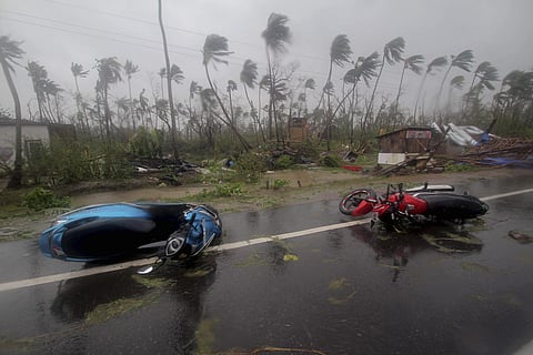 Image of Cyclone Fani used for representation.