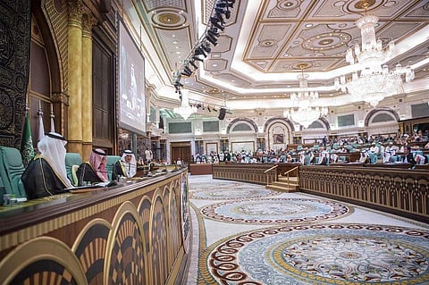 This handout photo released by the Saudi Royal Palace shows a general view of a summit meeting of the 57-member Organization of Islamic Cooperation (OIC) held in Mecca (Photo | AFP)