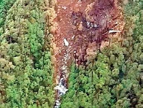 Site where AN-32 crashed on June 3