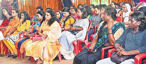 Transgenders from across the state who were felicitated for successfully clearing the Class X examinations