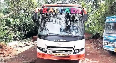 Kallada Travels bus driver held for misbehaviour