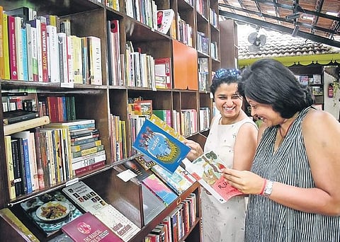 The store has a collection of 3,000 books, most handpicked by the founders and a board of curators |Pandarinath B