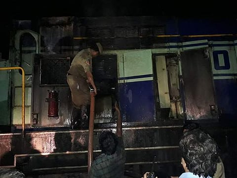 Image of Sapt Kranti Express used for representational purpose only. (Photo| ANI)