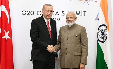 the two leaders' discussions focused on trade and investment, defence, counter-terrorism, IT and civil aviation. | (Twitter)