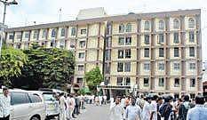 One of the buildings allotted to AP government in Hyderabad