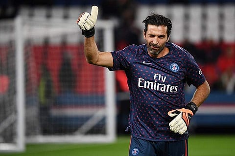 Gianluigi Buffon joined PSG last summer. (Photo | AFP)