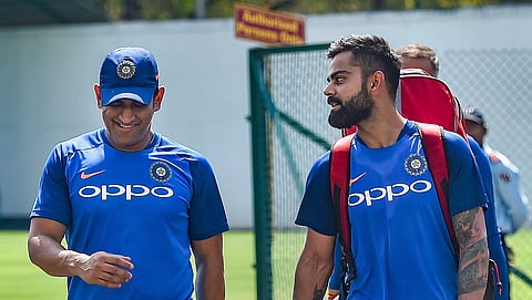 Virat Kohli (R) and MS Dhoni. (File | PTI)