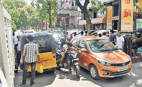 Most eateries do not have space to park four-wheelers Sushmita Viswanathan