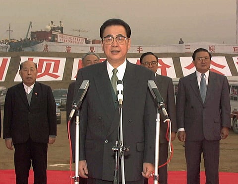 Former Chinese premier Li Peng (Photo | AP)