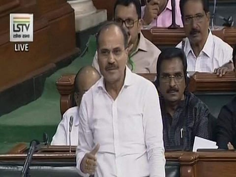 Congress leader Adhir Ranjan Chowdhury (File Photo | Screengrab)