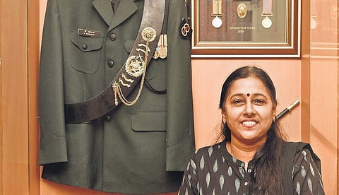 Charulatha Acharya has been carrying out her mission since 2015. (Photo | Vinay Madapu, EPS)
