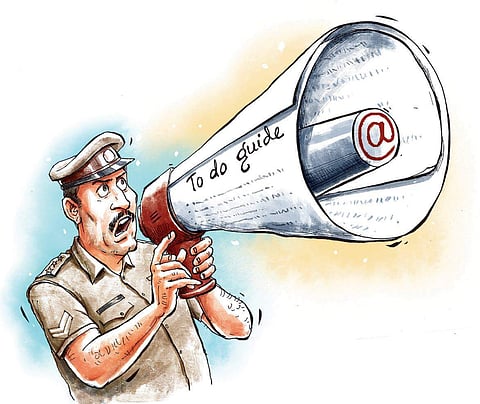 Illustration for Cyber Crime.
