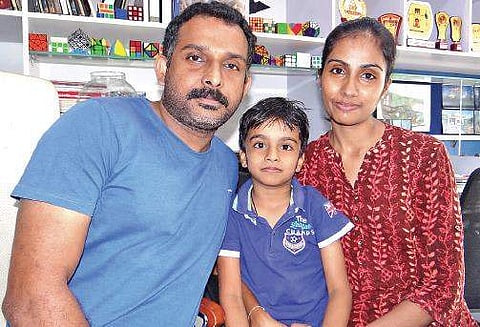Devnandan with his parents