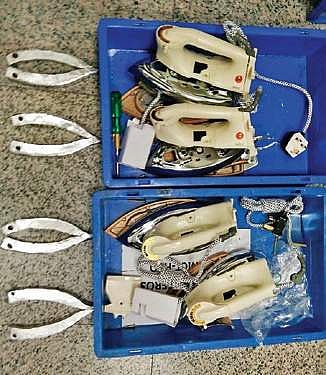 Seized gold at RGI airport, Hyderabad (Photo |EPS)