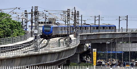 Image of Chennai metro used for representational purpose (File Photo | Martin Louis, EPS)
