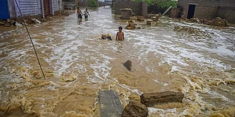 A flood-like situation has developed in Pakistan. (Photo| AFP)