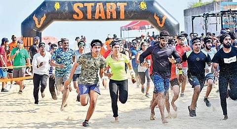 Obstacle race at Covelong Point Sunish P Surendran