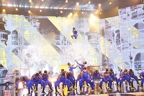 Mumbai-based dance group V Unbeatable on America's Got Talent sets. (Photo | Twitter)