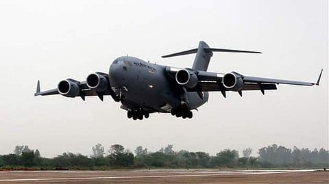 The C-17 heavy-lift transport aircraft Globemaster. (Photo| AFP)