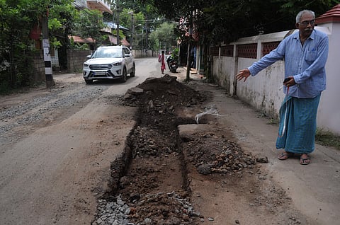 Karuppan Road connecting Thevara Junction and Thevara Ferry (File photo | A Sanesh/ Express)