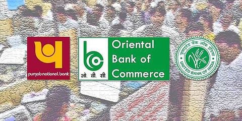The merger of Punjab National Bank, Oriental Bank of Commerce and United Bank will form the second largest bank.