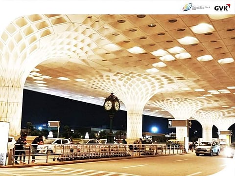Image of Mumbai Airport used for representational purposes. (Photo | Twitter image @CSIAMumbai)