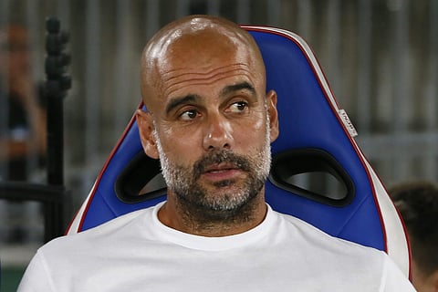 Manchester City gaffer Pep Guardiola (Photo | AP)