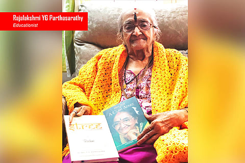 Rajalakshmi Parthasarathy, founder and dean of the PSBB Group of institutions, passed away aged 93.