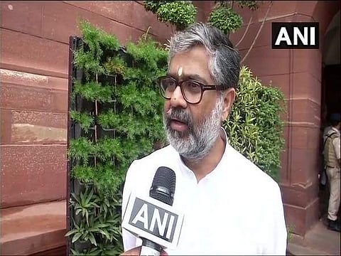 BJP's Neeraj Shekhar (Photo | ANI Twitter)